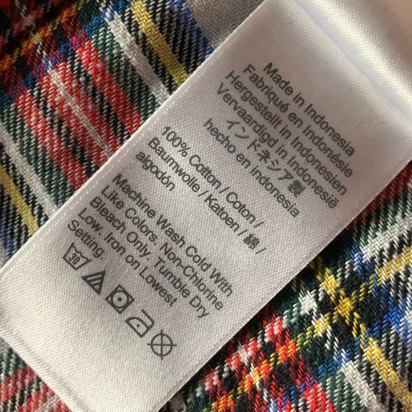 J Crew women’s plaid Snowy Stewart Tartan Flannel Size OO extra small - Picture 13 of 15